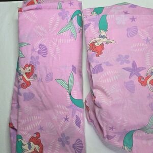 Disney Little Mermaid Crib Toddler Bed Fitted/Top Sheet Set w/fitted bottom